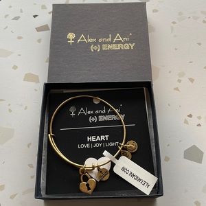Alex and Ani heart bangle